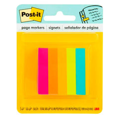 POST-IT PAGE MARKERS 1/2 X 2 ASST NEON PACK OF 5