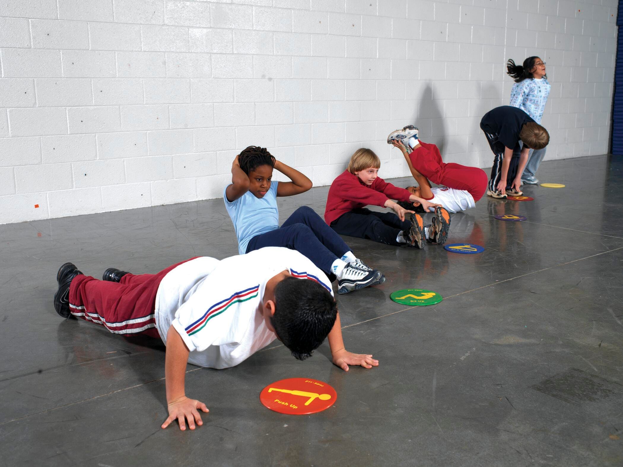 SPOT MARKER FITNESS SPOTS ASSORTED COLORS SET OF 12