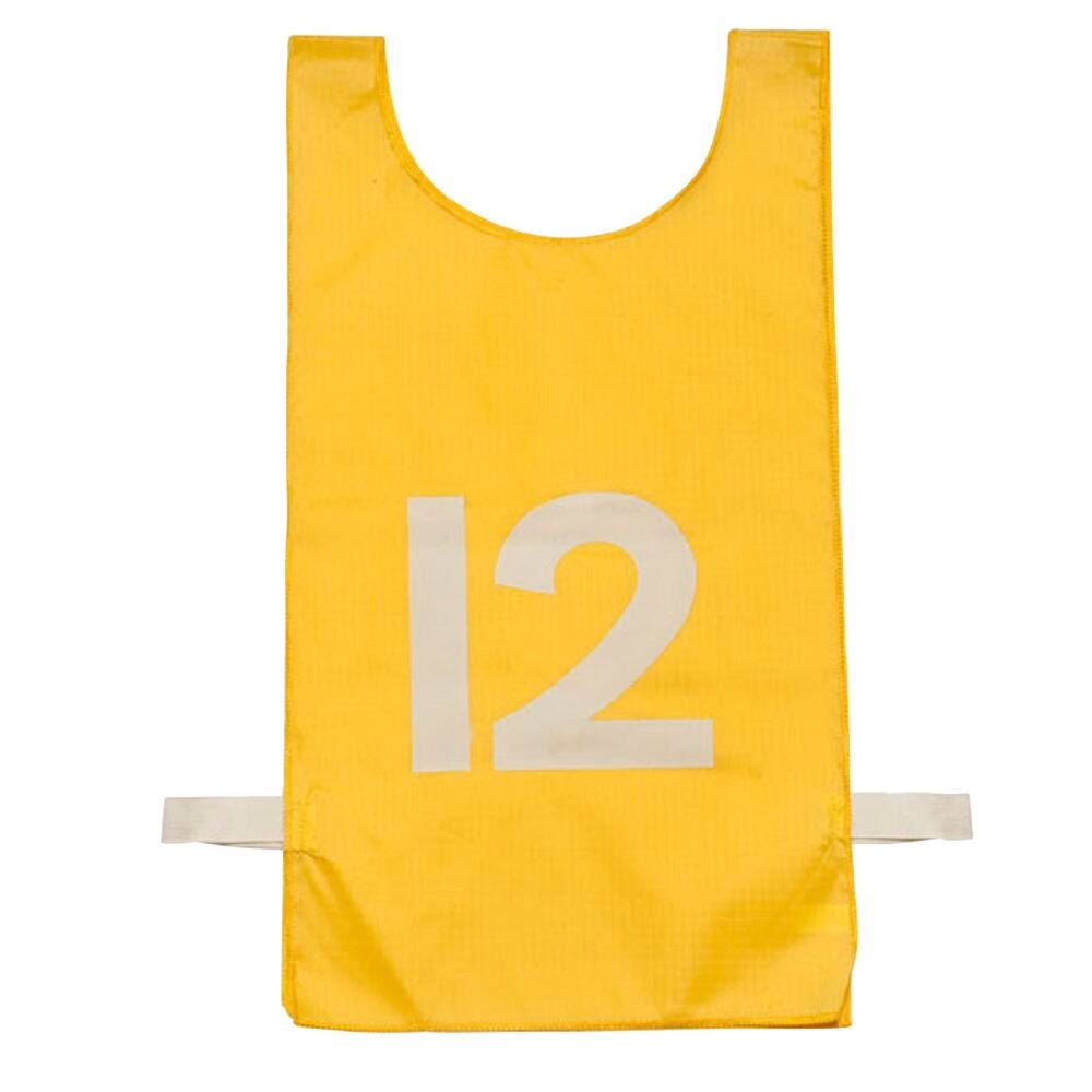 PINNIES NUMBERED YELLOW SET OF 12
