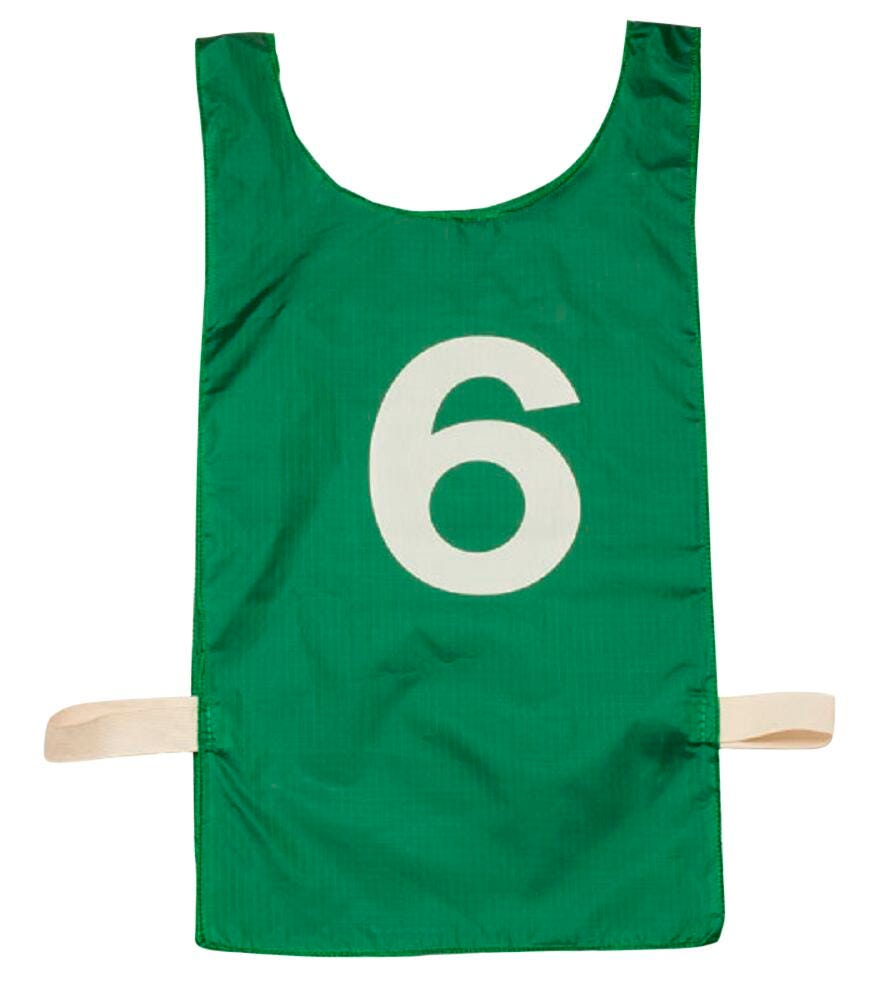 PINNIES NUMBERED GREEN SET OF 12