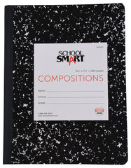 PAPER COMP BOOK HARD 9.75X7.5 INCH RULED SCHOOL SMART 100 SHTS