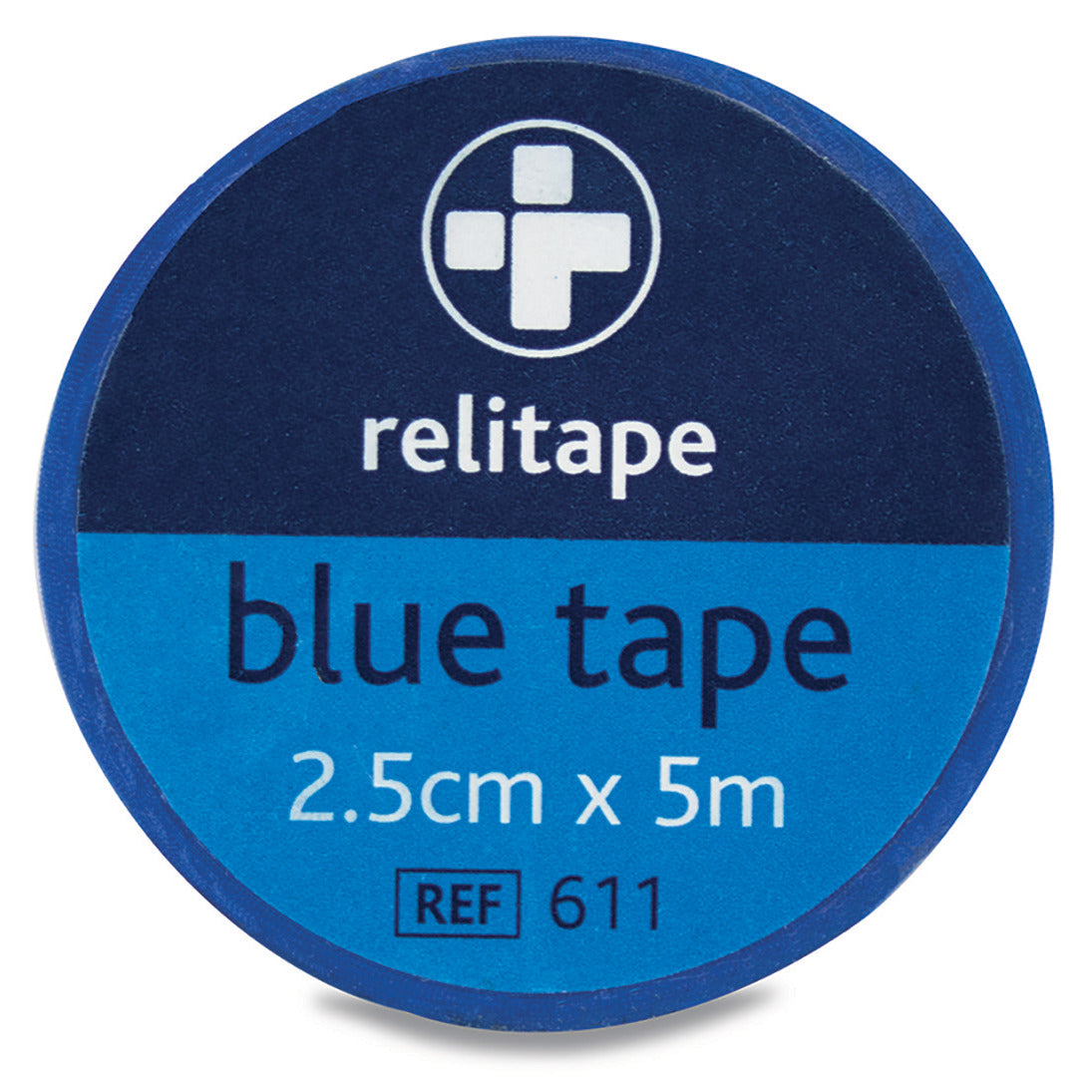 Strapping W/Proof Blue 5M X 2.5Cm