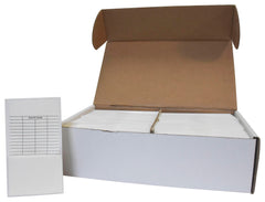 LIBRARY POCKETS PEEL AND PRESS GRID HIGH BACK 6.25 IN PK OF 500