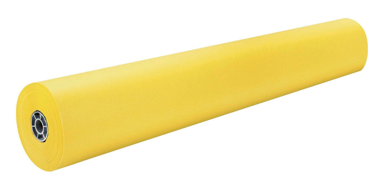 PAPER ROLL RAINBOW KRAFT 36 IN X 1000 FT CANARY YELLOW
