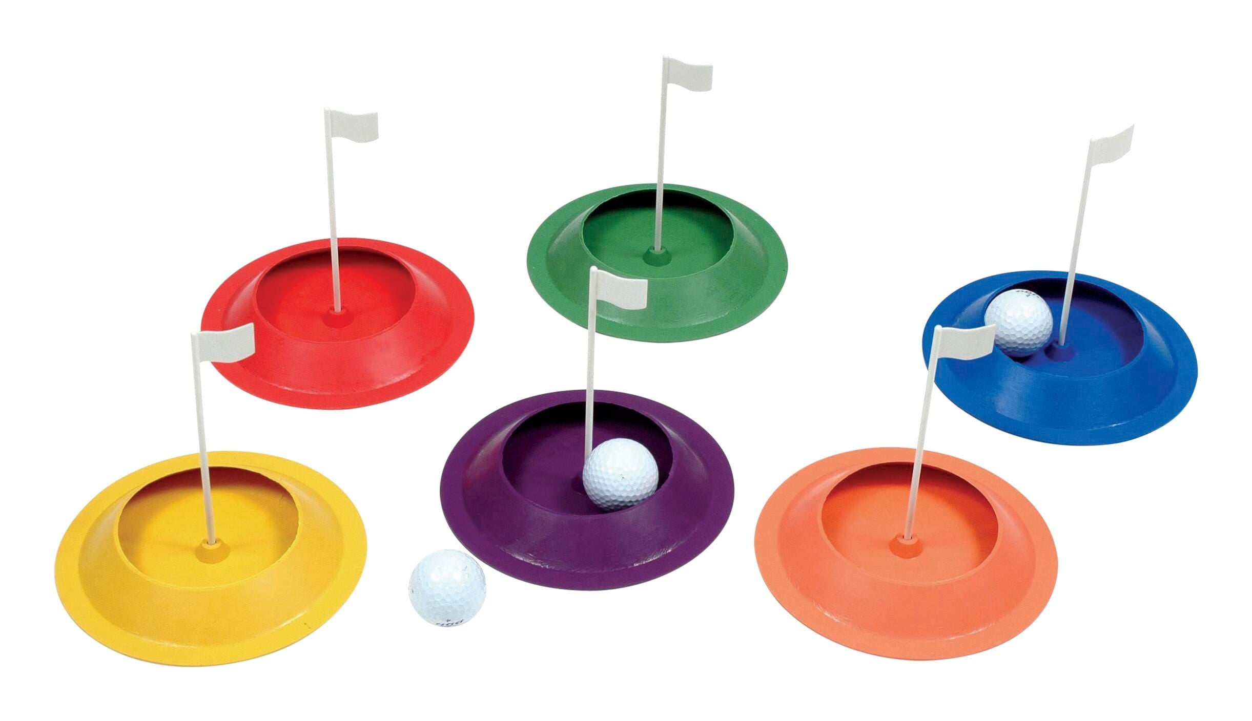 GOLF PUTTING HOLES - SET OF 6 COLORS
