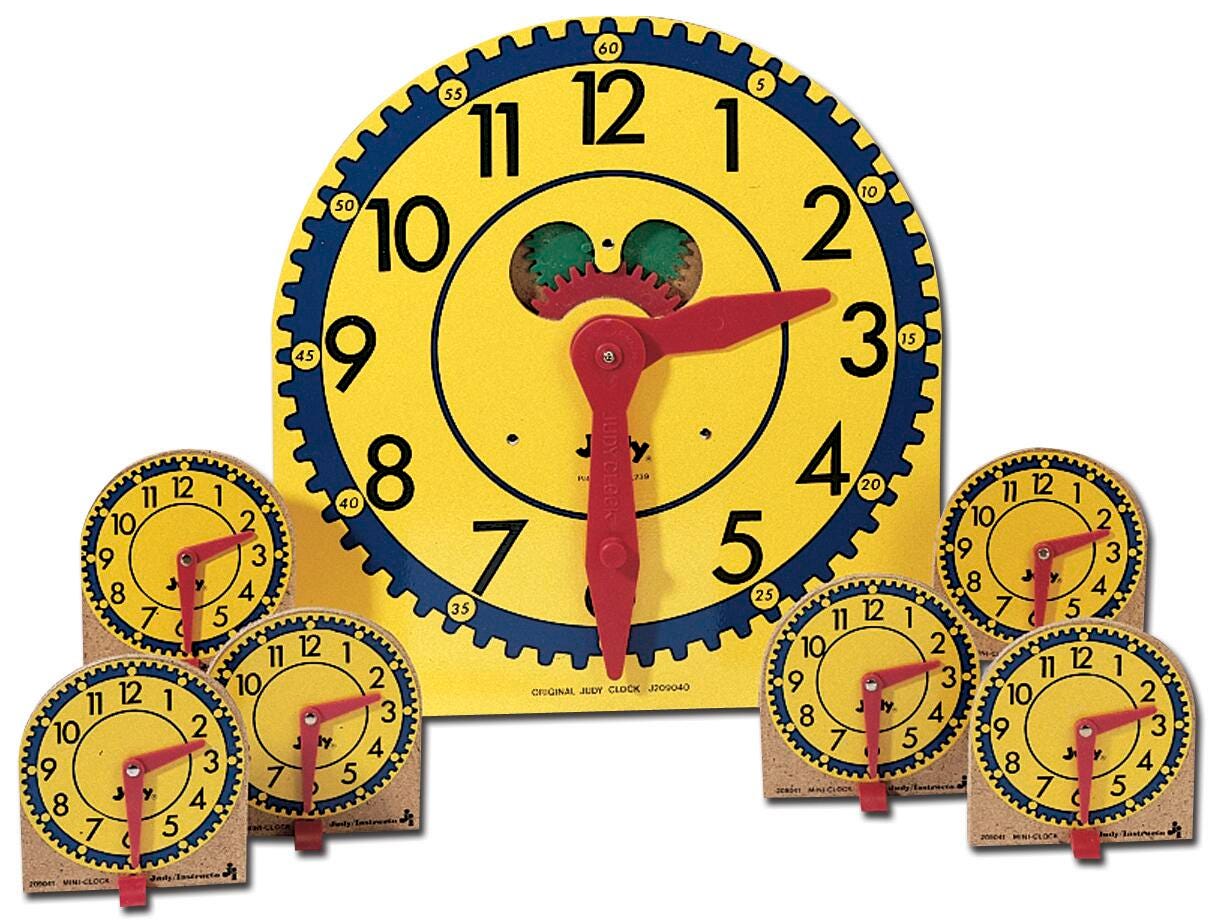 CLOCKS MINI JUDY SET OF 12