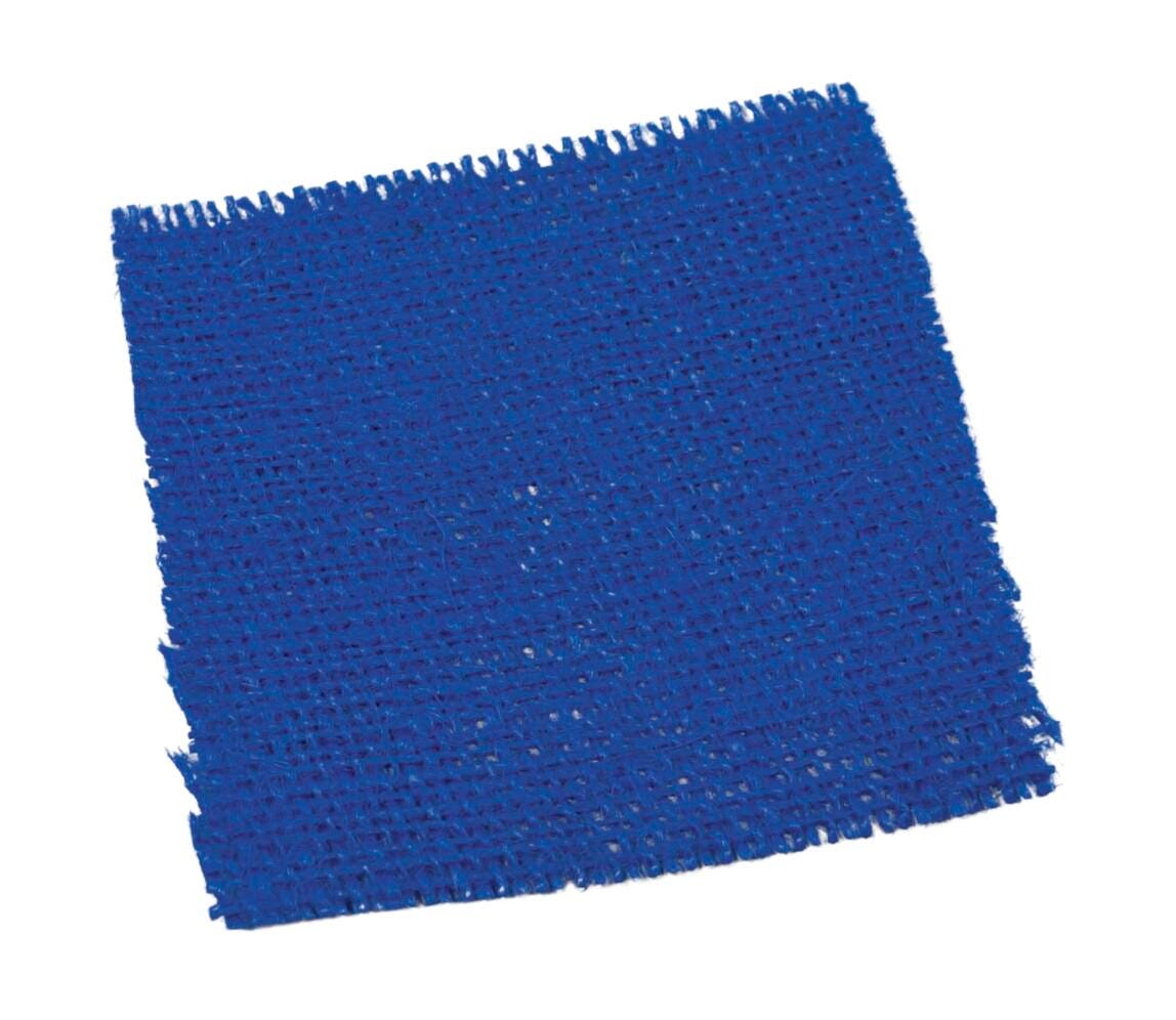 CLOTH BURLAP BLUE 4\'\'X4\'\' PKG/10