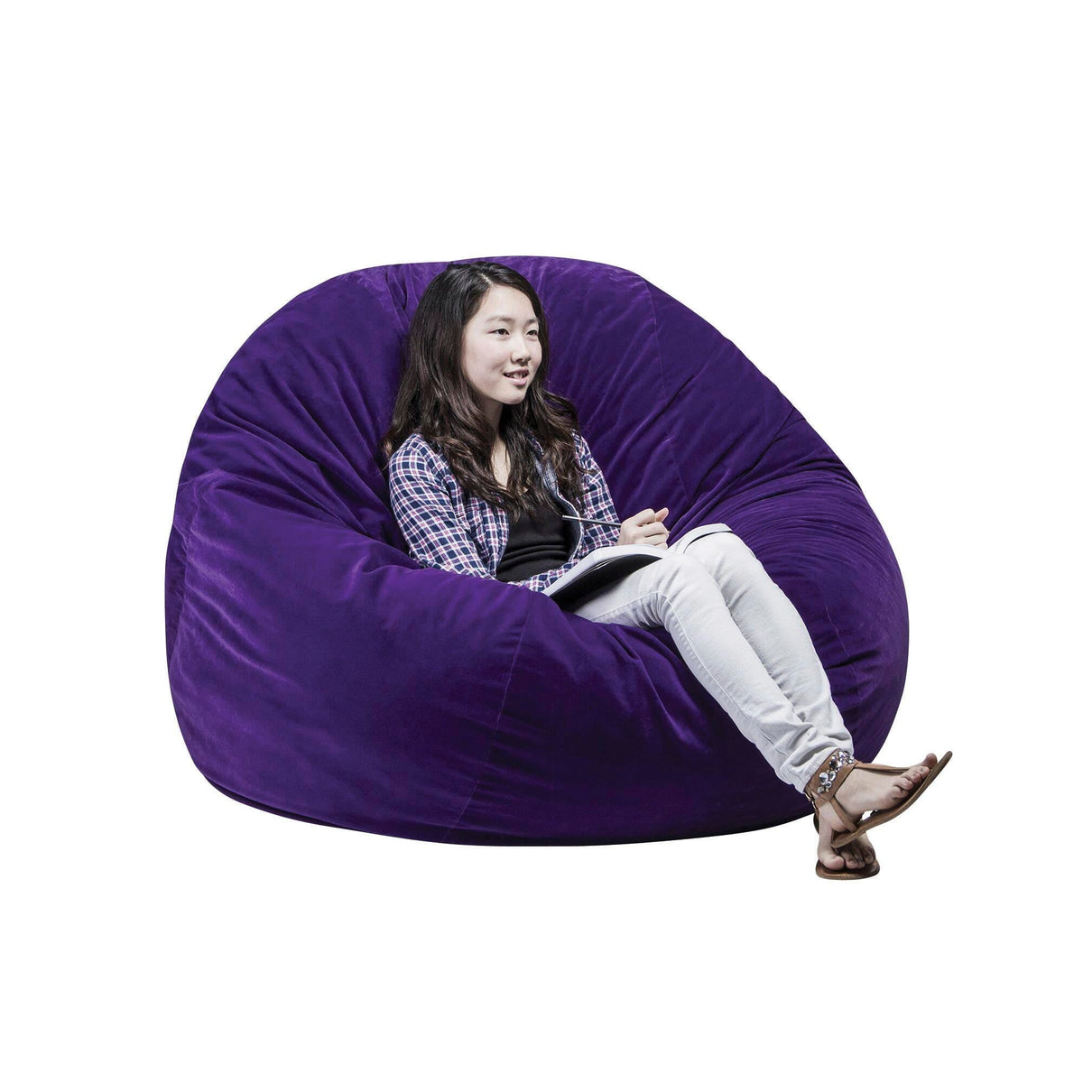 ABILITATIONS FLUFFCHAIR - LARGE - PURPLE