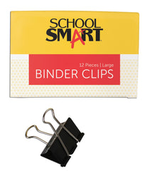 CLIP BINDER 2 IN KIT BLACK 12 COUNT SET OF 36 - SCHOOL SMART