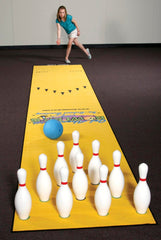 CARPET BOWLING IN SCHOOL 30 FEET