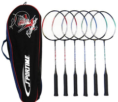 RACQUET BADMINTON ALUMINUM SET OF 6