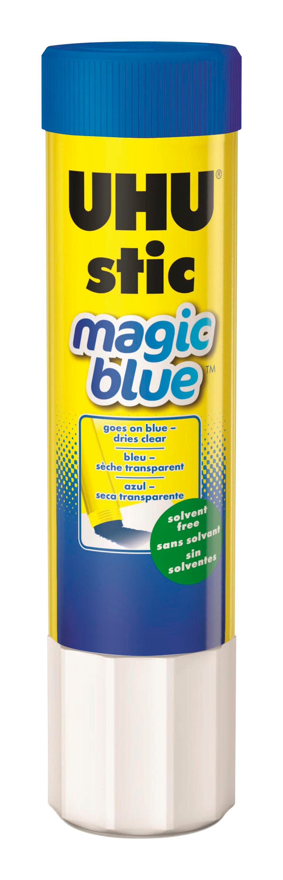 GLUE STICK UHU BLUE .74OZ