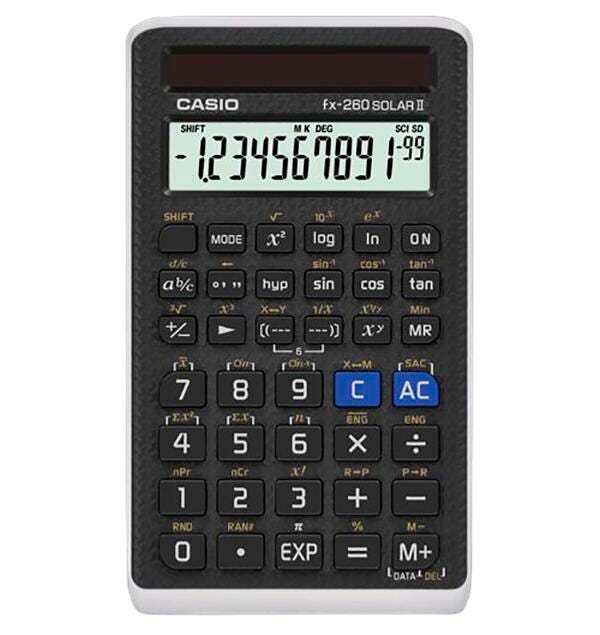 CALCULATOR SCIENTIFIC CASIO FX-260 SOLAR