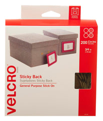 TAPE STICKY BACK COINS .75IN BEIGE VEK90140 PACK OF 200