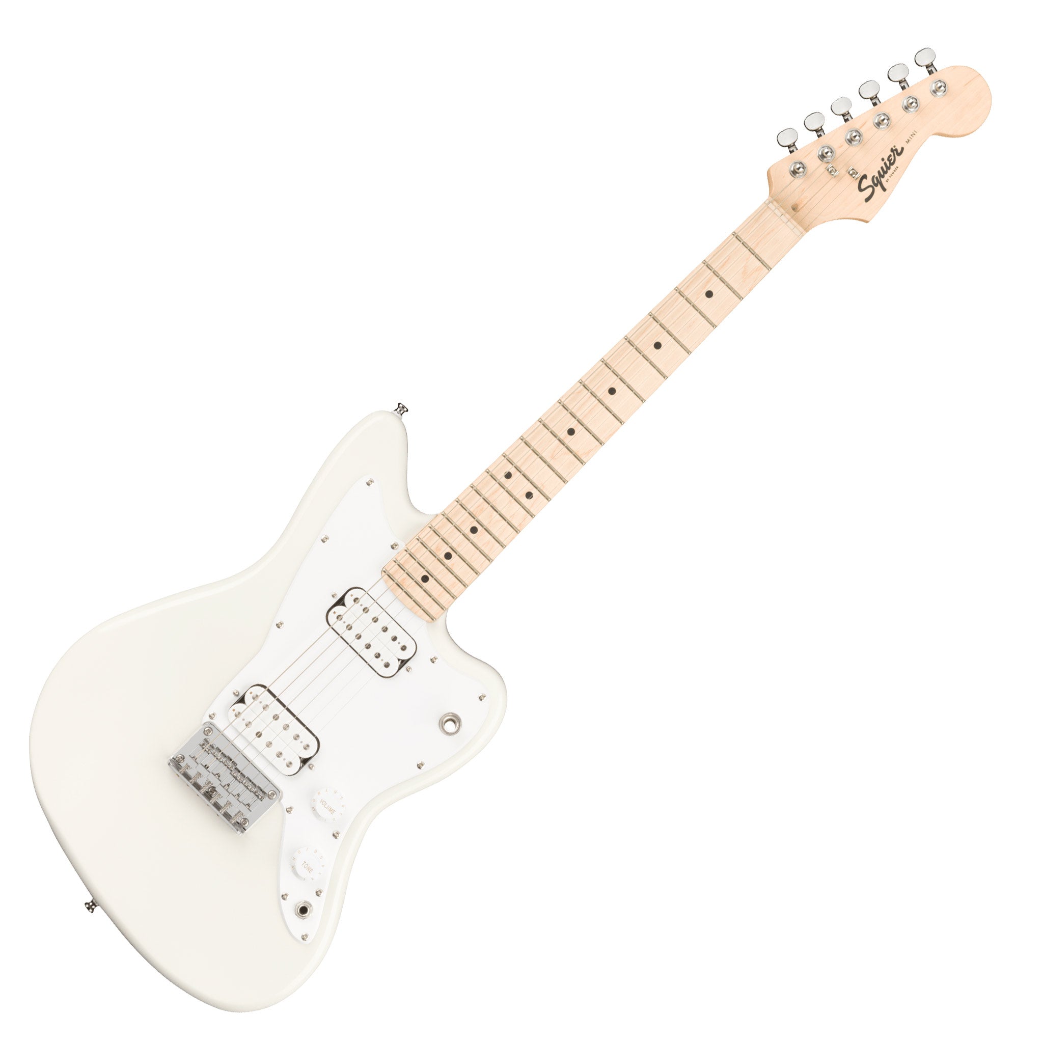 Fender Squier Jazzmaster mini electric guitar - Olympic White
