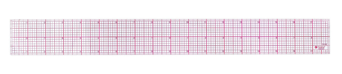 RULER BEVELED 18 IN WESTCOTT