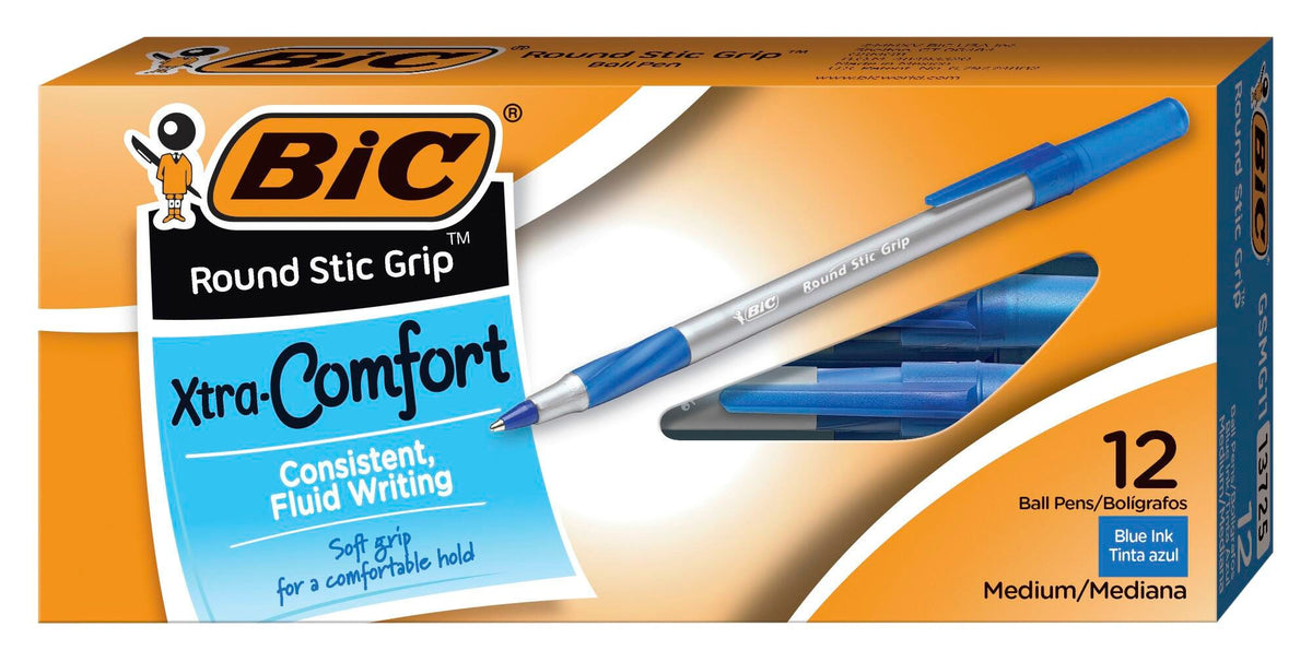 PEN BLUE ULTRA GRIP MED 1.2MM PACK OF 12