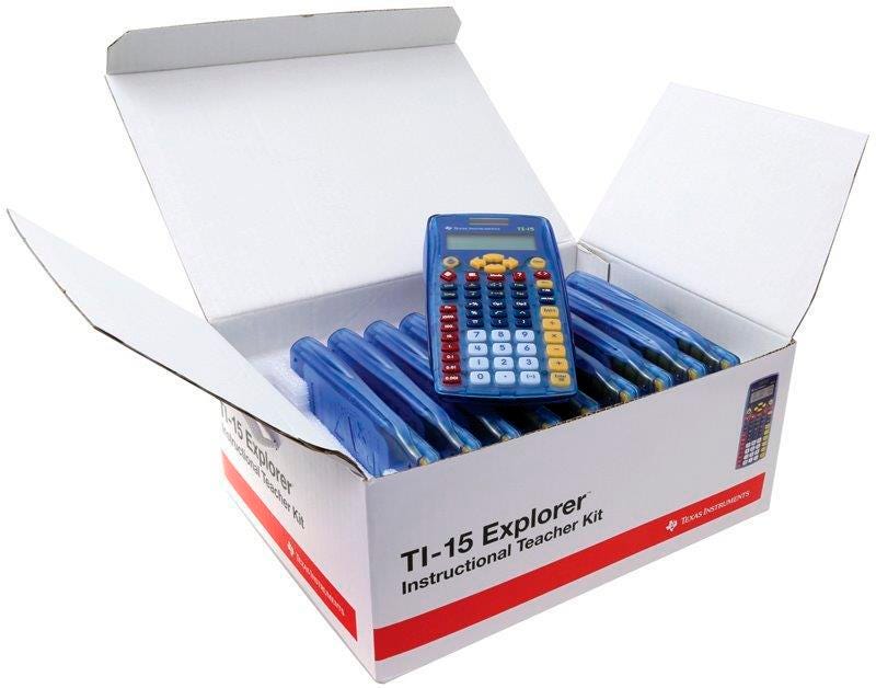 CALCULATOR TI-15 EXPLORER - SET OF 10 - 15/TKT/2L1