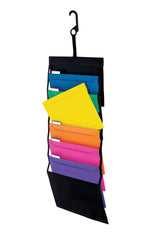 HANGING FILE ORGANIZER LETTER SIZE 6 POCKET