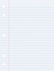 PAPER FILLER 8.5X11 15LB WITH MARGIN 9/32 RULE 5HP REAM SCHOOL SMART