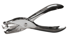HAND PUNCH PAPER 1-HOLE NICKEL PLATED - SCHOOL SMART