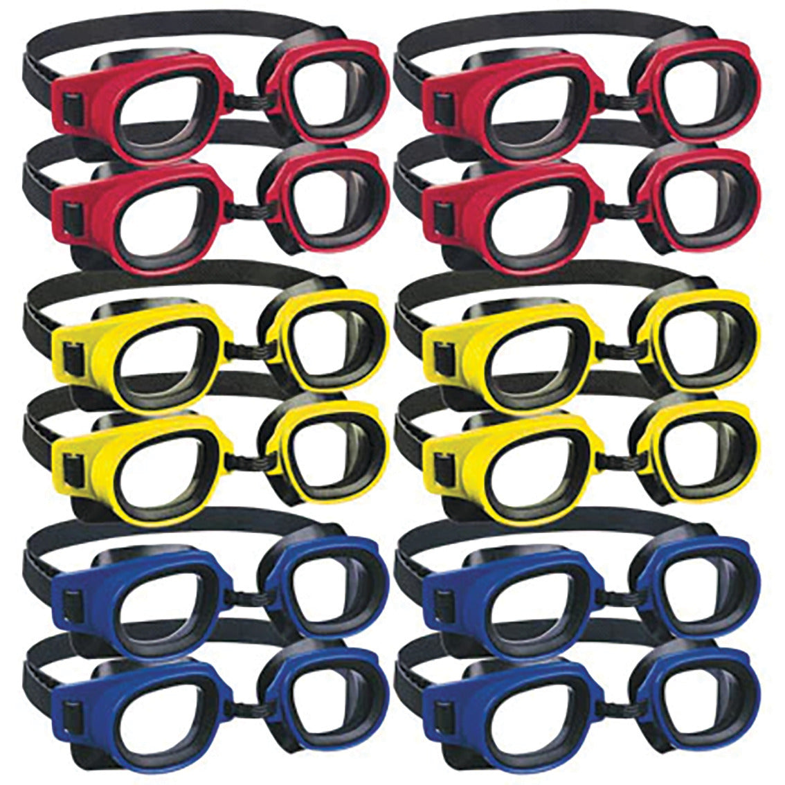 Childs Goggles - 12 Pack Mixed Colours