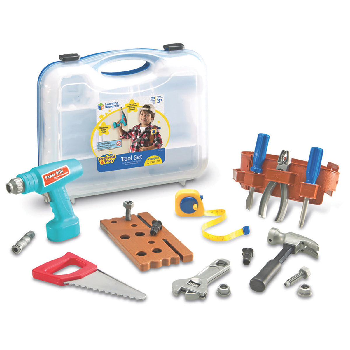 Pretend & Play Work Belt Tool Set