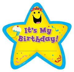 BADGE ADHESIVE ITS MY BIRTHDAY STAR PACK OF 36