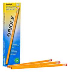UNSHARPENED ORIOLE PENCIL PACK OF 12