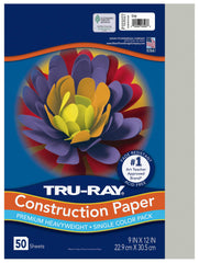 CONST PPR 9X12 GRAY TRURAY 50 SHTS