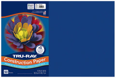 CONST PPR 12X18 ROYAL BLUE TRURAY 50 SHTS