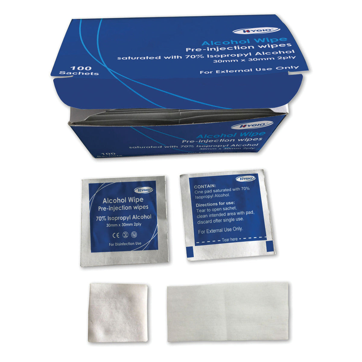 Wipe Sterilising 25 X 25Mm Bx100