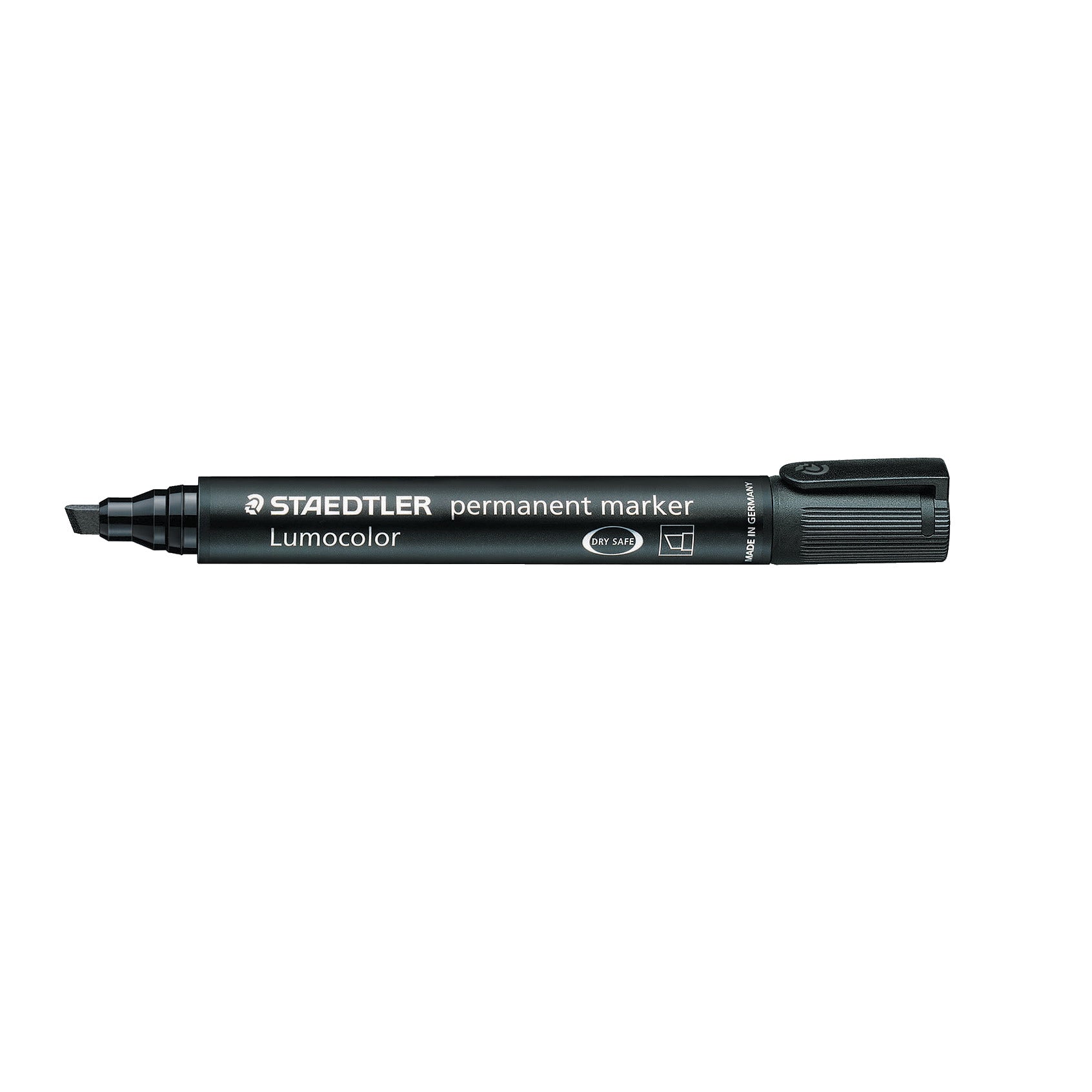 Perm Marker St350 C/Tip Black Pk10