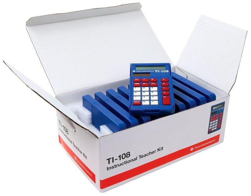 CALCULATOR TI-108 - SET OF 10 - 108/TKT/1L1