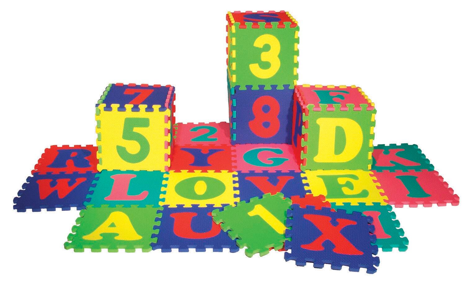 PUZZLE FLOOR WONDERFOAM - SET OF 72