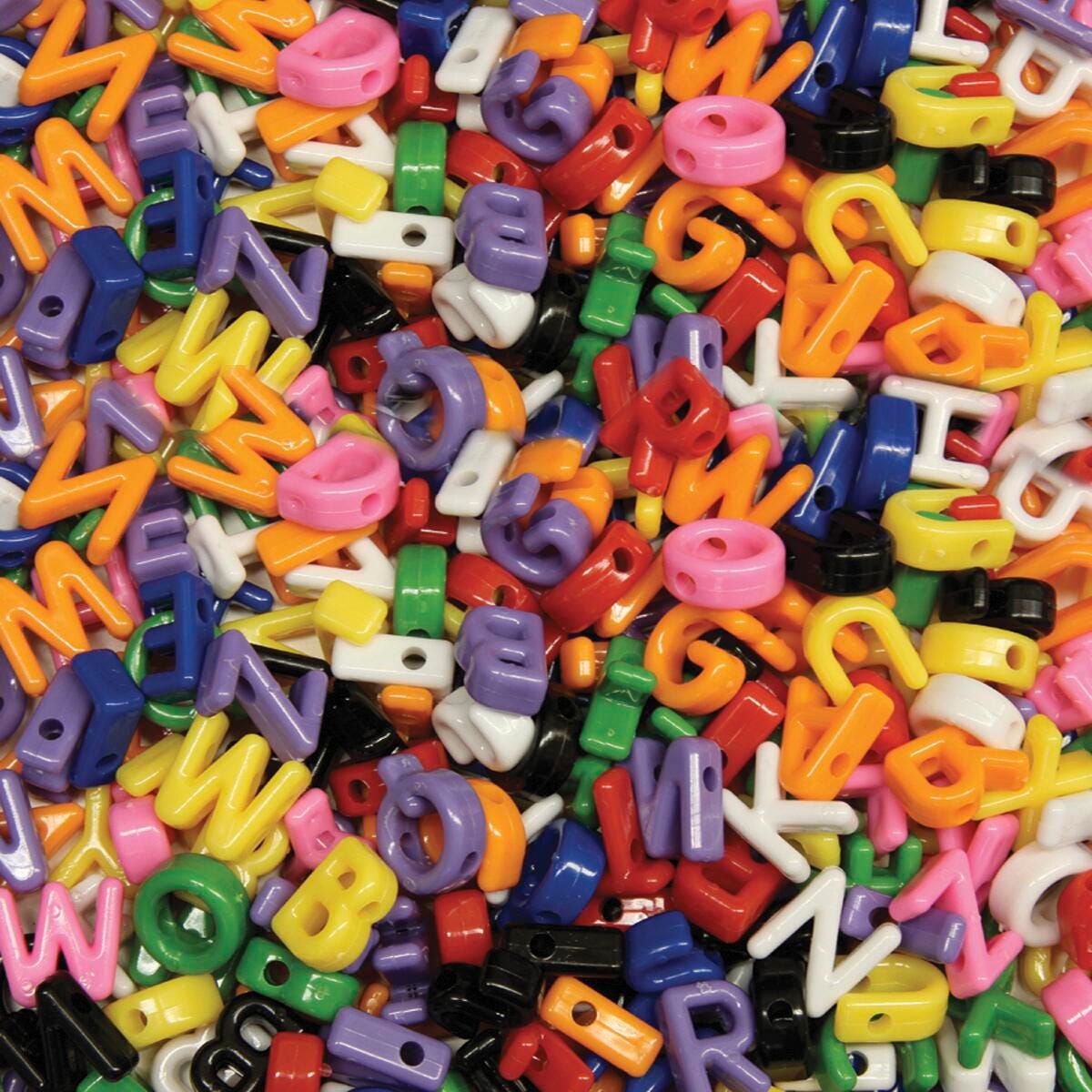 BEADS ALPHABET UPPERCASE LETTERS SET OF 288