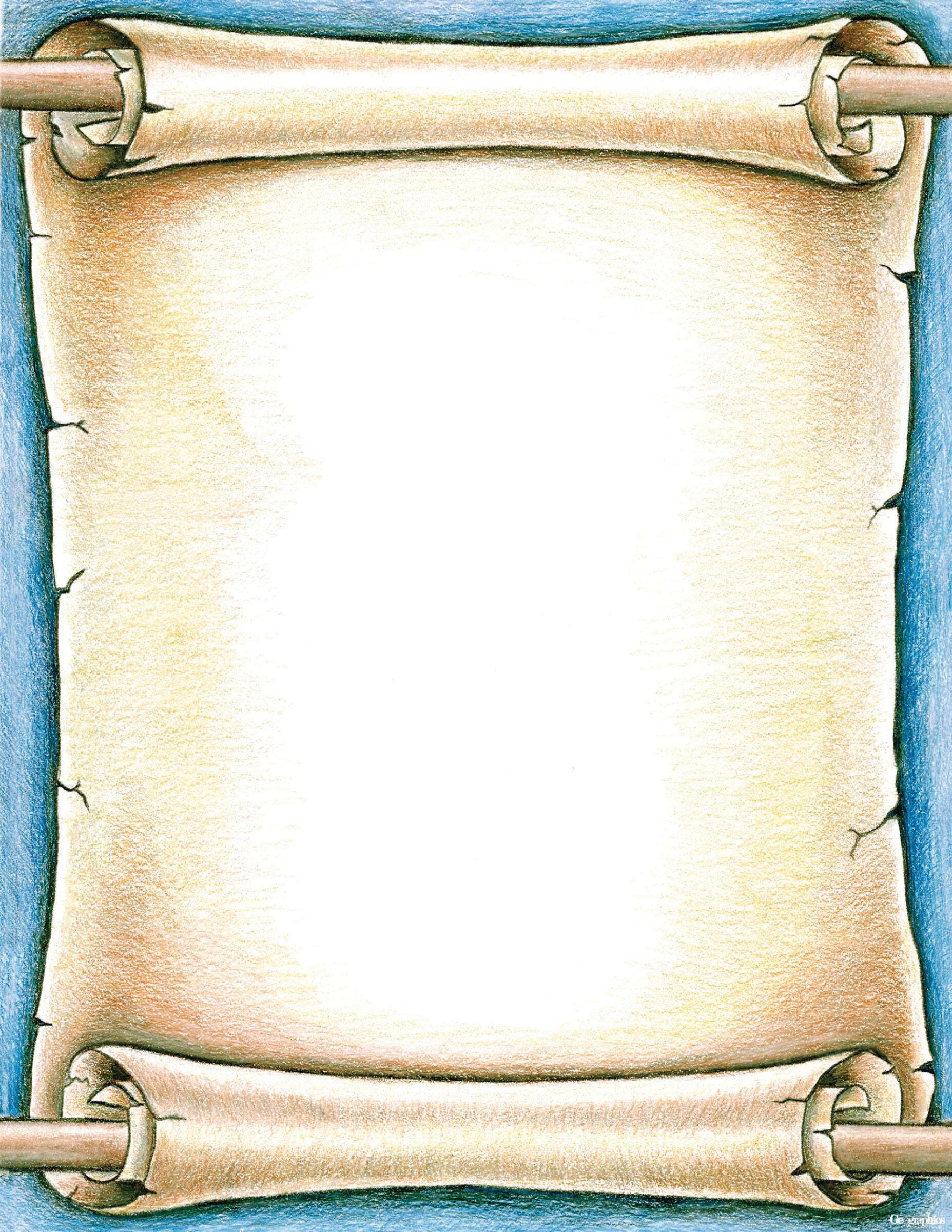 PAPER PRINTER SCROLL THEME 8.5X11 100 SHTS