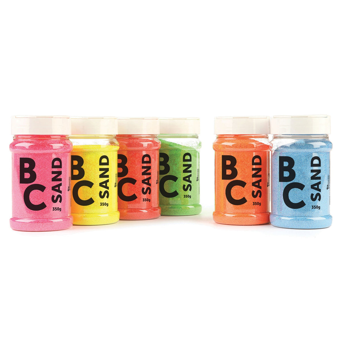 Sand Fluor Ast/Col 350G Shaker Pk 6