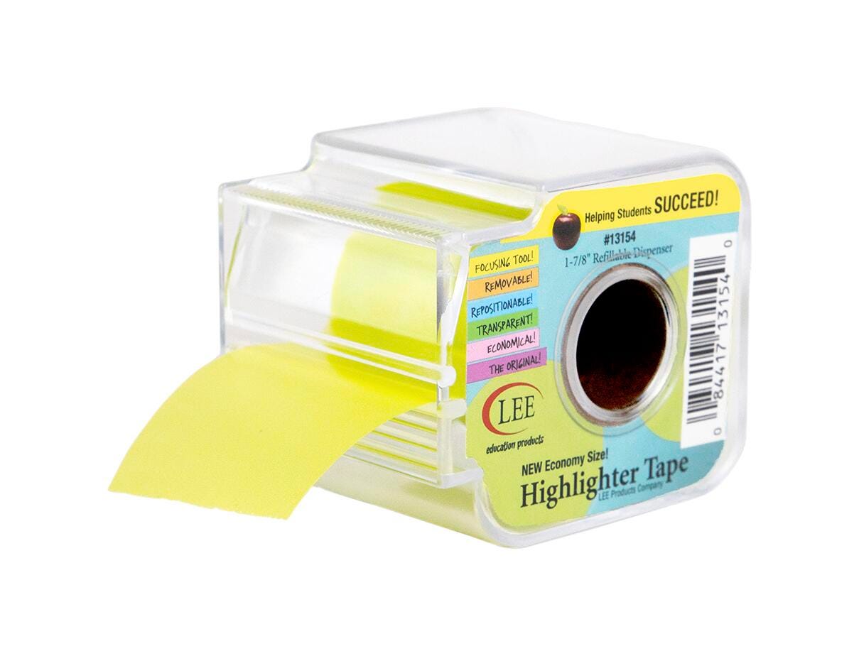 HIGHLIGHTER WIDE NOTE TAPES YL 1-7/8 IN