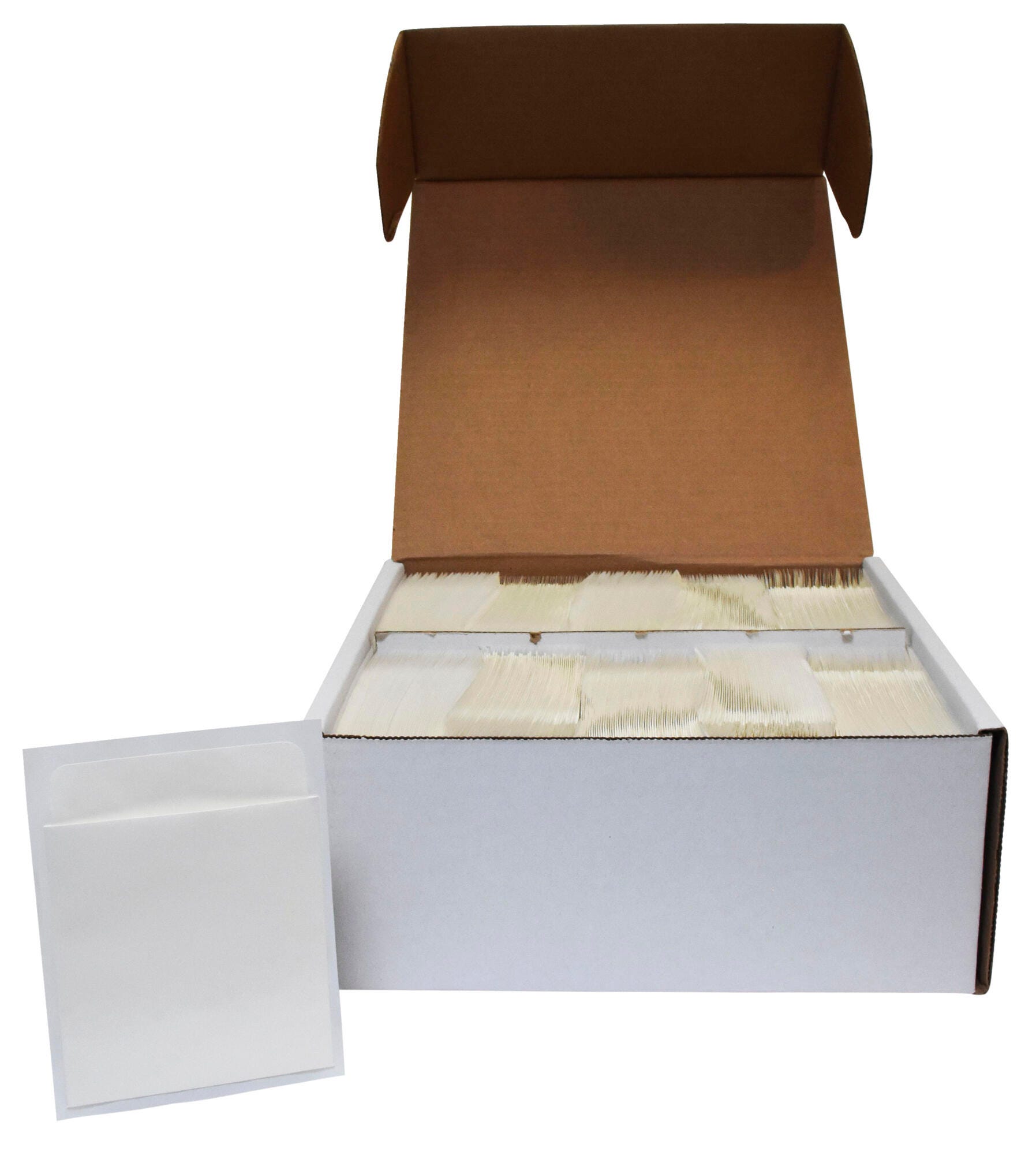 LIBRARY POCKETS PEEL AND PRESS STANDARD 4.5 IN PK OF 500