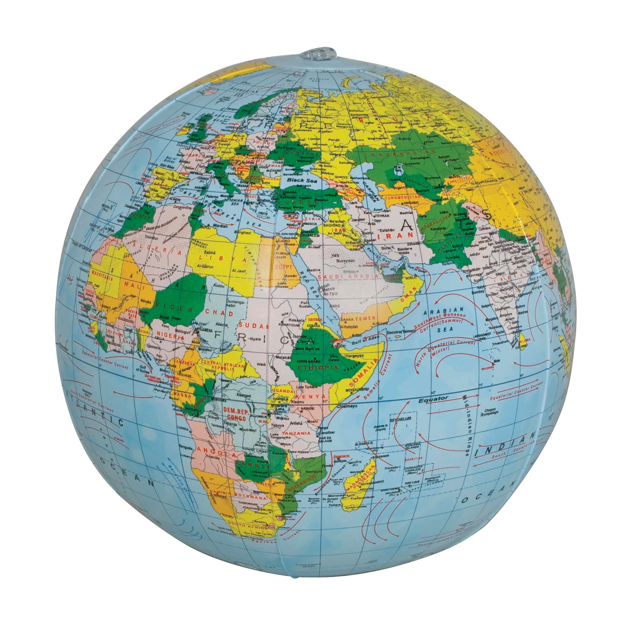 GLOBE INFLATABLE 12 IN DIAM