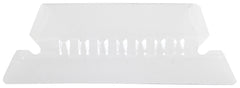HANGING FILE TABS 2 IN 1/5 CUT CLEAR PK OF 25