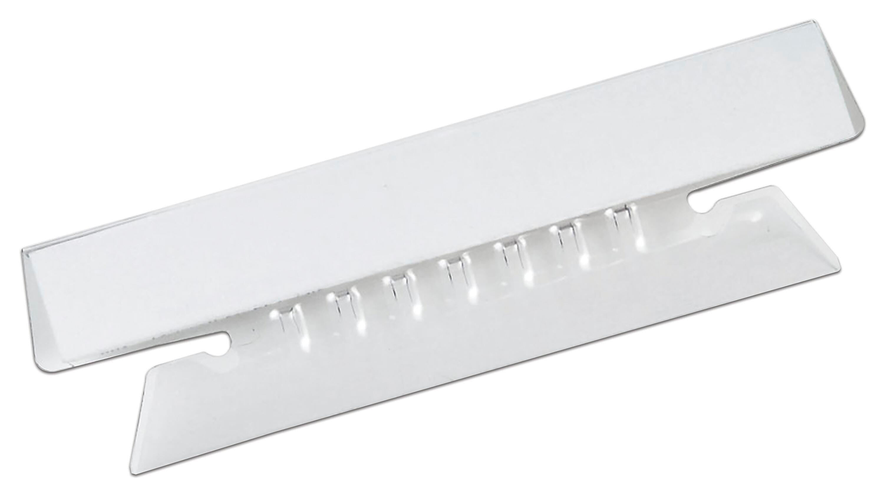 HANGING FILE TABS 3.5 IN 1/3 CUT CLEAR PK OF 25