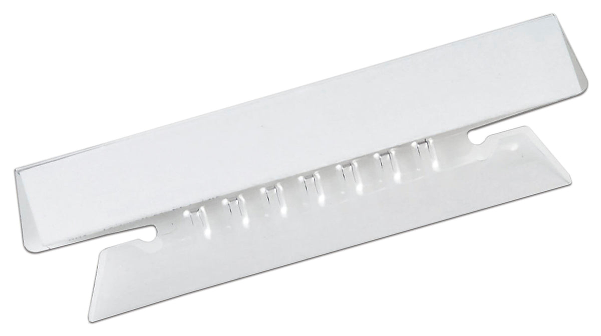 HANGING FILE TABS 3.5 IN 1/3 CUT CLEAR PK OF 25