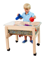 QS SAND AND WATER MINI TUB W/LOCKING CASTERS CC