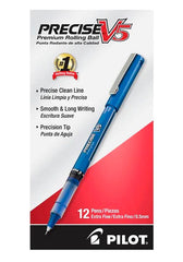 PEN PRECISE V5 STICK ROLLERBALL BLUE PACK OF 12
