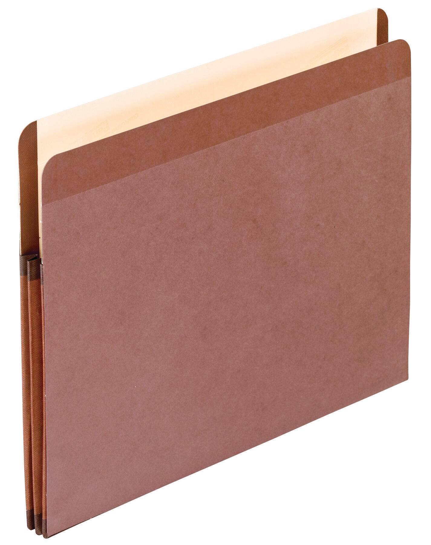 FILE POCKET REINFORCED LETTER 1.75 IN EXP REDROPE