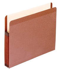 FILE POCKET REINFORCED LETTER 3.5 IN EXP REDROPE