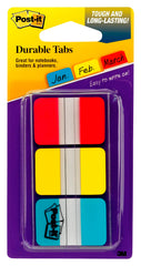 POST-IT DURABLE 1 INDEX TAB 22 EA-3 COLORS