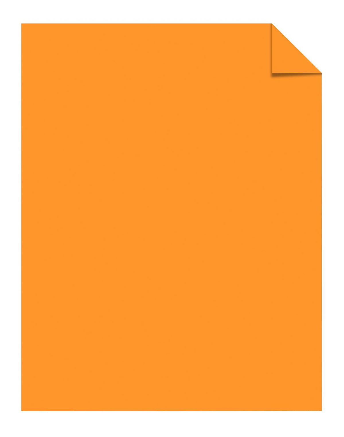 PAPER COPY ASTROBRIGHTS 8.5X11 COSMIC ORANGE 60T CASE OF 10